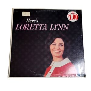 Loretta Lynn vinyl album- Here's Loretta Lynn